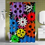 The Gears Are Turning Shower Curtain 48  x 72  (Small)  Curtain(48  X 72 ) - 42.18 x64.8  Curtain(48  X 72 )