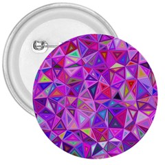 Pink Triangle Background Abstract 3  Buttons by Pakrebo