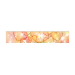 Valentine Heart Love Pink Flano Scarf (mini) by Mariart
