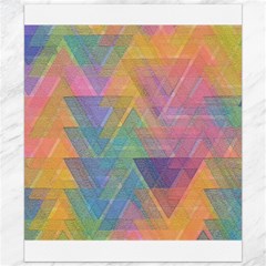 Triangle Pattern Mosaic Shape Canvas 20  X 24  by Pakrebo
