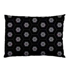 Geometric Pattern - Black Pillow Case by WensdaiAmbrose