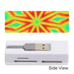 Kaleidoscope Background Star Memory Card Reader (stick) by Mariart