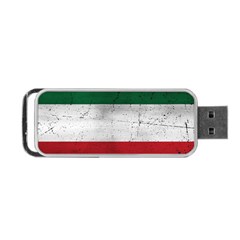 Flag Patriote Quebec Patriot Red Green White Grunge Separatism Portable Usb Flash (one Side) by Quebec