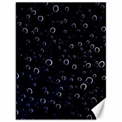 Blued Dark Bubbles Print Canvas 18  X 24  by dflcprintsclothing
