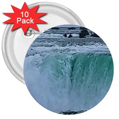 Niagara Falls 3  Buttons (10 Pack)  by Riverwoman