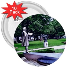 Shakespeare Garden Stratford 3  Buttons (10 Pack)  by Riverwoman