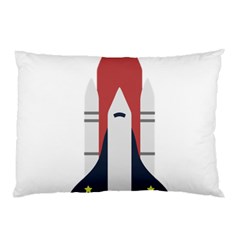 Planet Planets Rocket Shuttle Pillow Case (two Sides) by Wegoenart