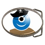 Alien One Eye Pirate Buccaneer Belt Buckles Front