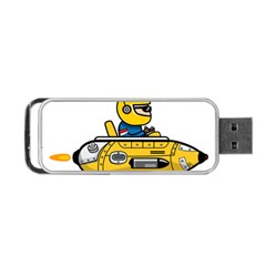 Cartoon Space Racer Galaxy Science Portable Usb Flash (one Side) by Wegoenart