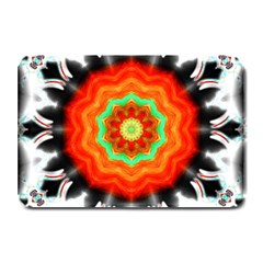 Abstract Kaleidoscope Colored Plate Mats by Pakrebo