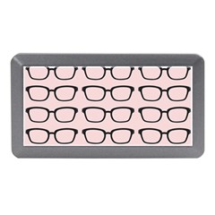 Nerdy Glasses Pink Memory Card Reader (mini) by snowwhitegirl