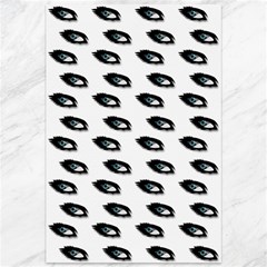 Eyes White Canvas 12  X 18  by snowwhitegirl