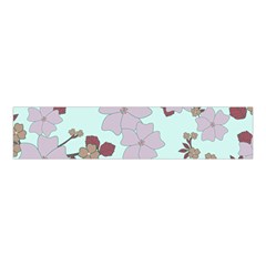Vintage Floral Lilac Pattern Velvet Scrunchie by snowwhitegirl