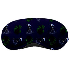 Gothic Girl Rose Blue Pattern Sleeping Masks by snowwhitegirl