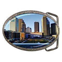 Columbus Skyline Belt Buckles by Riverwoman