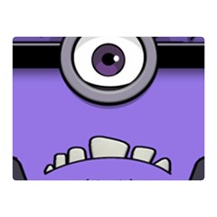 Evil Purple Double Sided Flano Blanket (mini)  by Sudhe