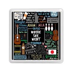 Book Quote Collage Memory Card Reader (square) by Sudhe