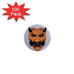 Mask India South Culture 1  Mini Magnets (100 Pack)  by Sudhe