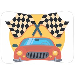 Automobile Car Checkered Drive Velour Seat Head Rest Cushion by Sudhe