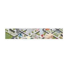 Simple Map Of The City Flano Scarf (mini) by Sudhe