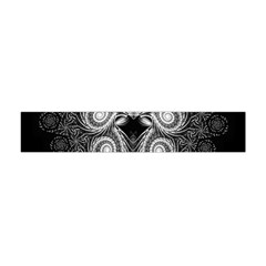 Fractal Filigree Lace Vintage Flano Scarf (mini) by Sudhe