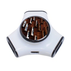 Abstract Architecture Building Business 3-port Usb Hub by Sudhe