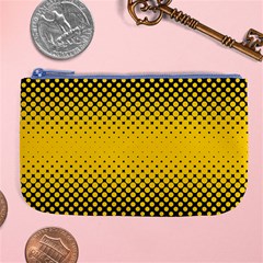 Dot Halftone Pattern Vector Large Coin Purse by Mariart