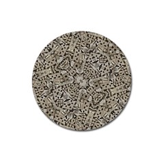Cyber Punk Pattern Design Magnet 3  (round) by dflcprintsclothing