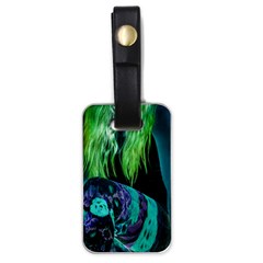 Digital Art Woman Body Part Photo Luggage Tags (one Side)  by dflcprintsclothing