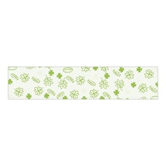 St Patricks Day Pattern Velvet Scrunchie by Valentinaart