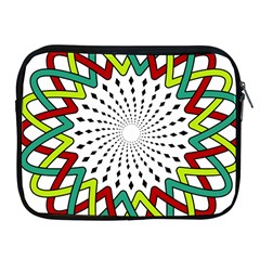 Round Star Colors Illusion Mandala Apple Ipad 2/3/4 Zipper Cases by Mariart