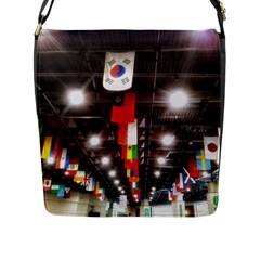 Flags Of Dublin Scioto Flap Closure Messenger Bag (l) by Riverwoman