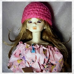 Cute In Pink Canvas 12  X 12  by snowwhitegirl