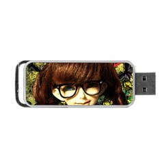 Olivia In The Fields Portable Usb Flash (one Side) by snowwhitegirl