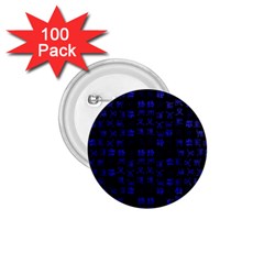 Neon Oriental Characters Print Pattern 1 75  Buttons (100 Pack)  by dflcprintsclothing