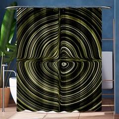 Electric Field Art Xxxii Shower Curtain 60  X 72  (medium)  by okhismakingart