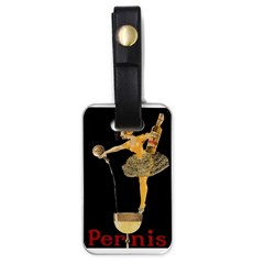 Pernis Champagne Luggage Tags (one Side)  by StarvingArtisan