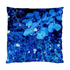 Blue Daisies Standard Cushion Case (one Side) by okhismakingart