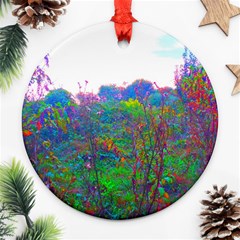 Neon Weeds Ornament (round) by okhismakingart