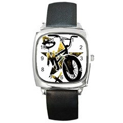 Bmx Square Metal Watch by Melcu