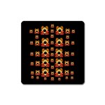 Sweets And  Candy As Decorative Square Magnet Front