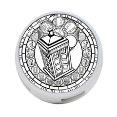 Bad Wolf Tardis Art Drawing Doctor Who 4-port Usb Hub (one Side) by Sudhe