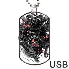 Sleeve Tattoo  Samurai Dog Tag Usb Flash (two Sides) by Sudhe