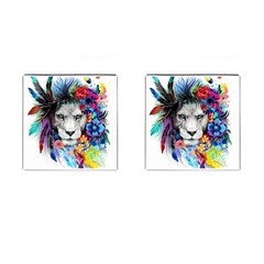 Art Drawing Poster Painting The Lion King Cufflinks (square) by Sudhe