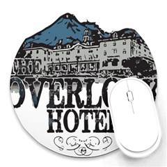 The Overlook Hotel Merch Round Mousepads by milliahood