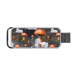 Cute Little Fairy With Unicorn, Pattern Design Portable USB Flash (One Side) Front