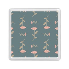 Florets Rose Flower Memory Card Reader (square) by HermanTelo