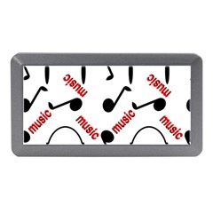 Music Letters Word Headphones Note Memory Card Reader (mini) by HermanTelo