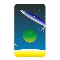 Rocket Spaceship Space Memory Card Reader (rectangular) by HermanTelo