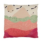 Blush pink landscape Standard Cushion Case (Two Sides) Back